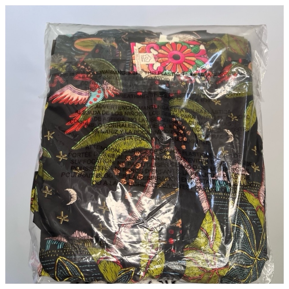 NWT Farm Rio Whimsical Printed Button front Shirt Maxi Dress, M - Picture 12 of 17